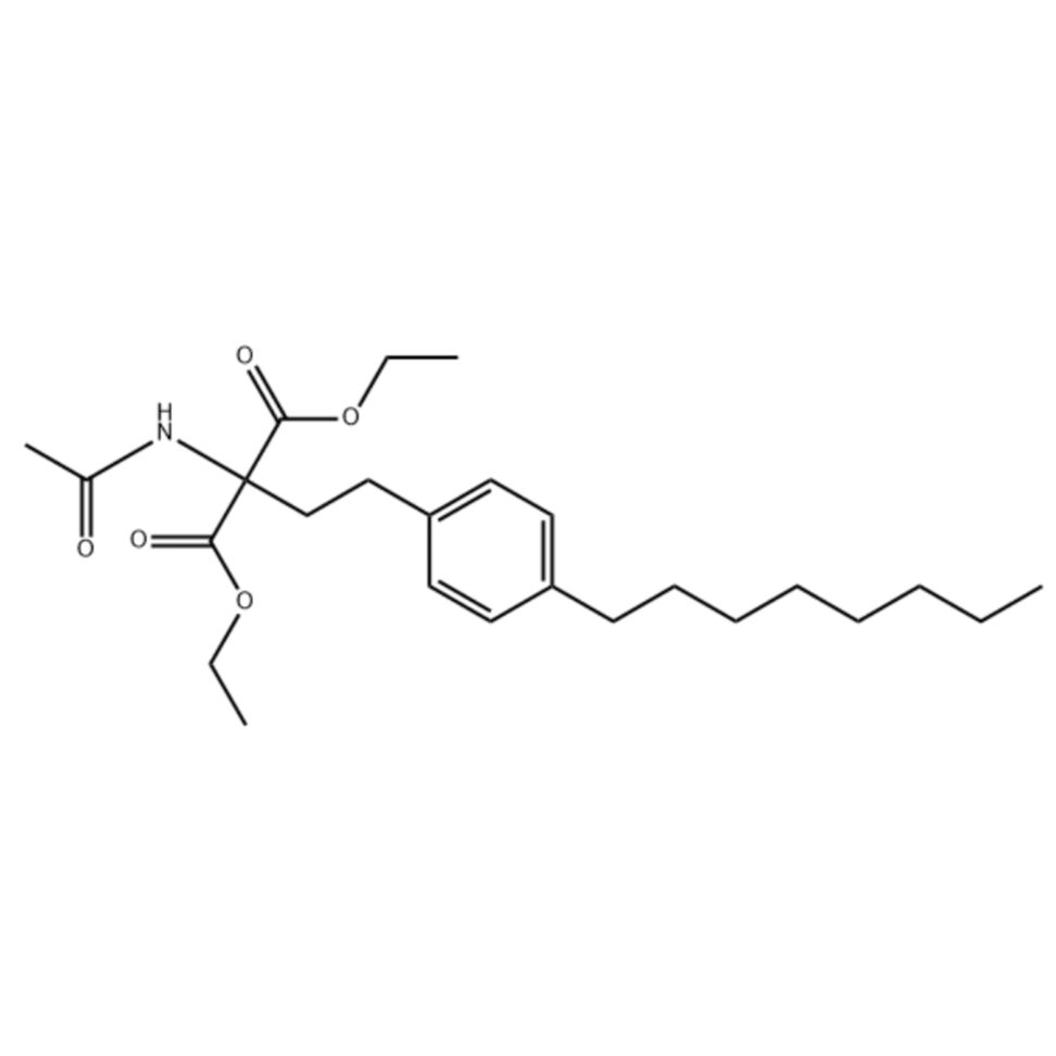 diethyl 2-acetamido-2-(4-octylphenethyl)malonate